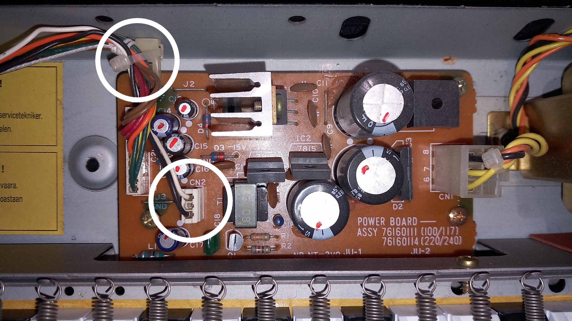 Alpha Juno 2 Display Power Supply