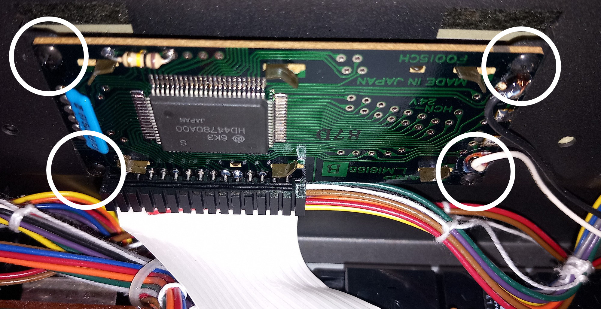 Alpha Juno 2 LCD Display