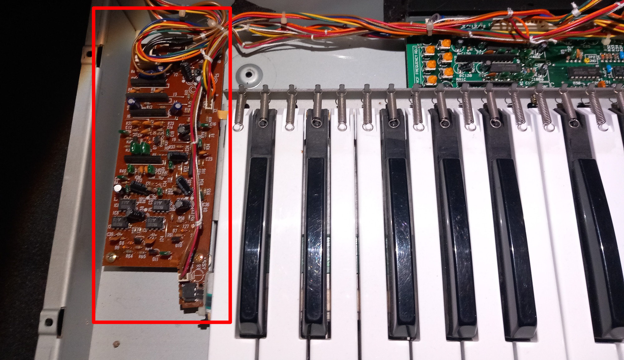 Alpha Juno Aftertouch Board