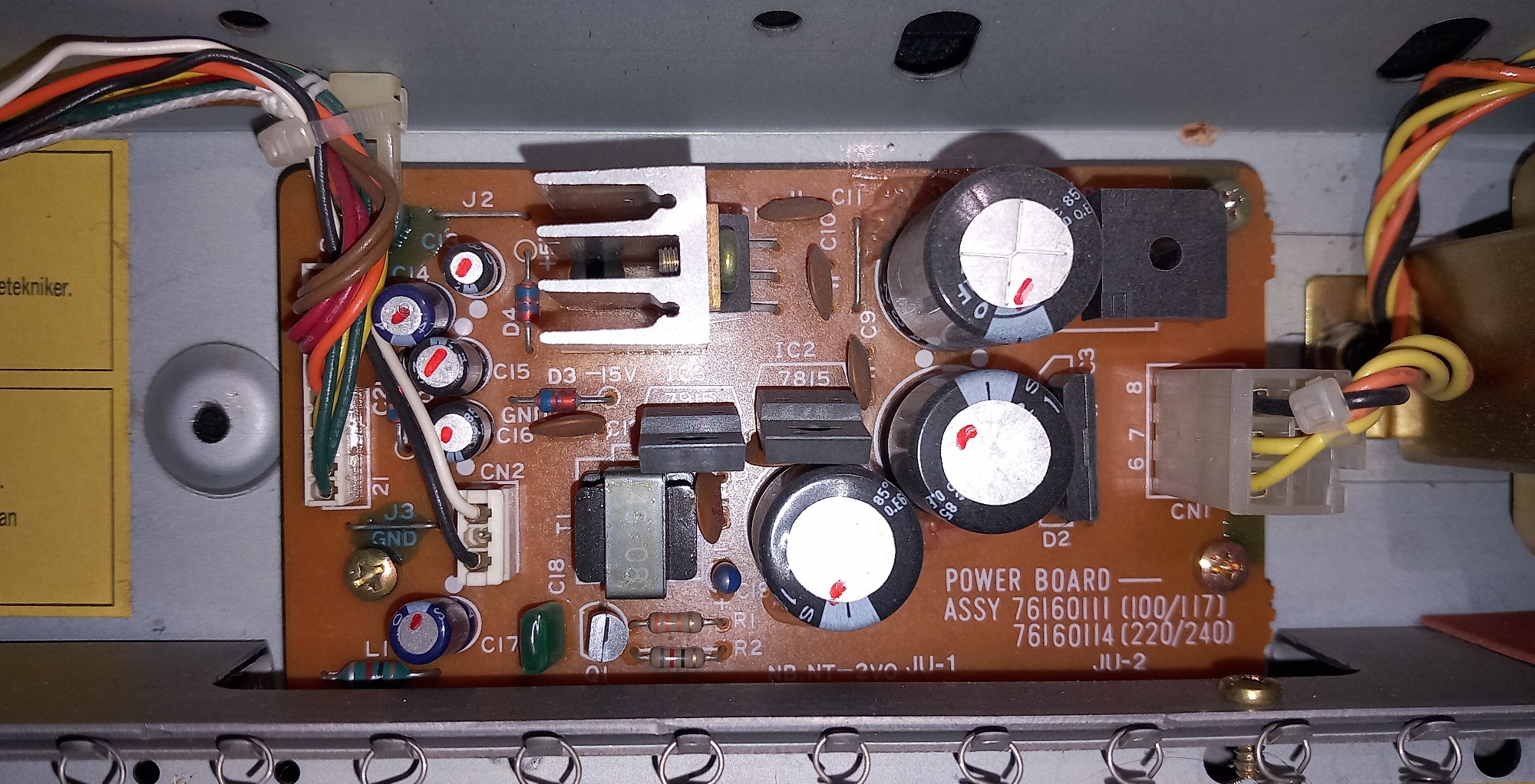 Alpha Juno Power Supply Board