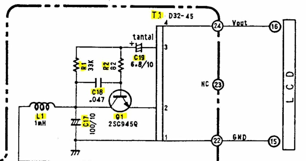 Alpha Juno 2 Circuit Power Supply