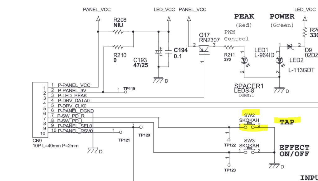 Boss RE-20 Mod Circuit