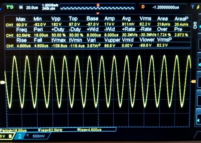 Elektrische Kalibrierung Bias Oszillator